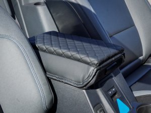 Ford Bronco Armrest Cover - EcoLeather - Diamond Pattern - No Pocket